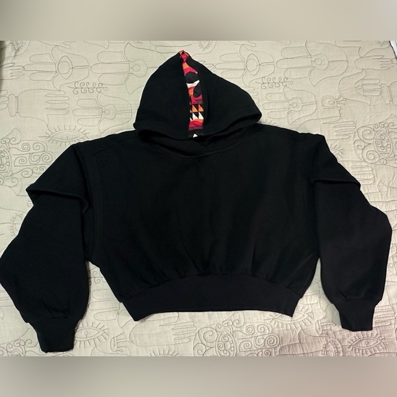 NWOT FP Movement Snow Flow Hoodie Sz XS Black Combo - Picture 5 of 11